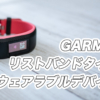 【GARMIN（ガーミン）のリストバンド】健康管理に最適なモデルを紹介